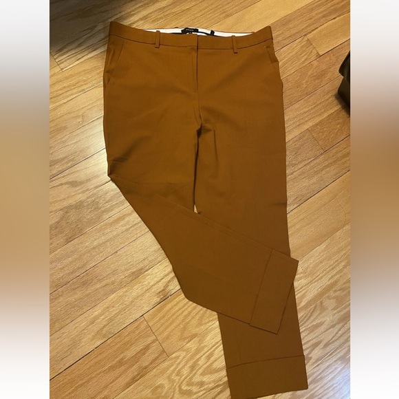 Theory Cropped Cuff Pants - Picture 2 of 6
